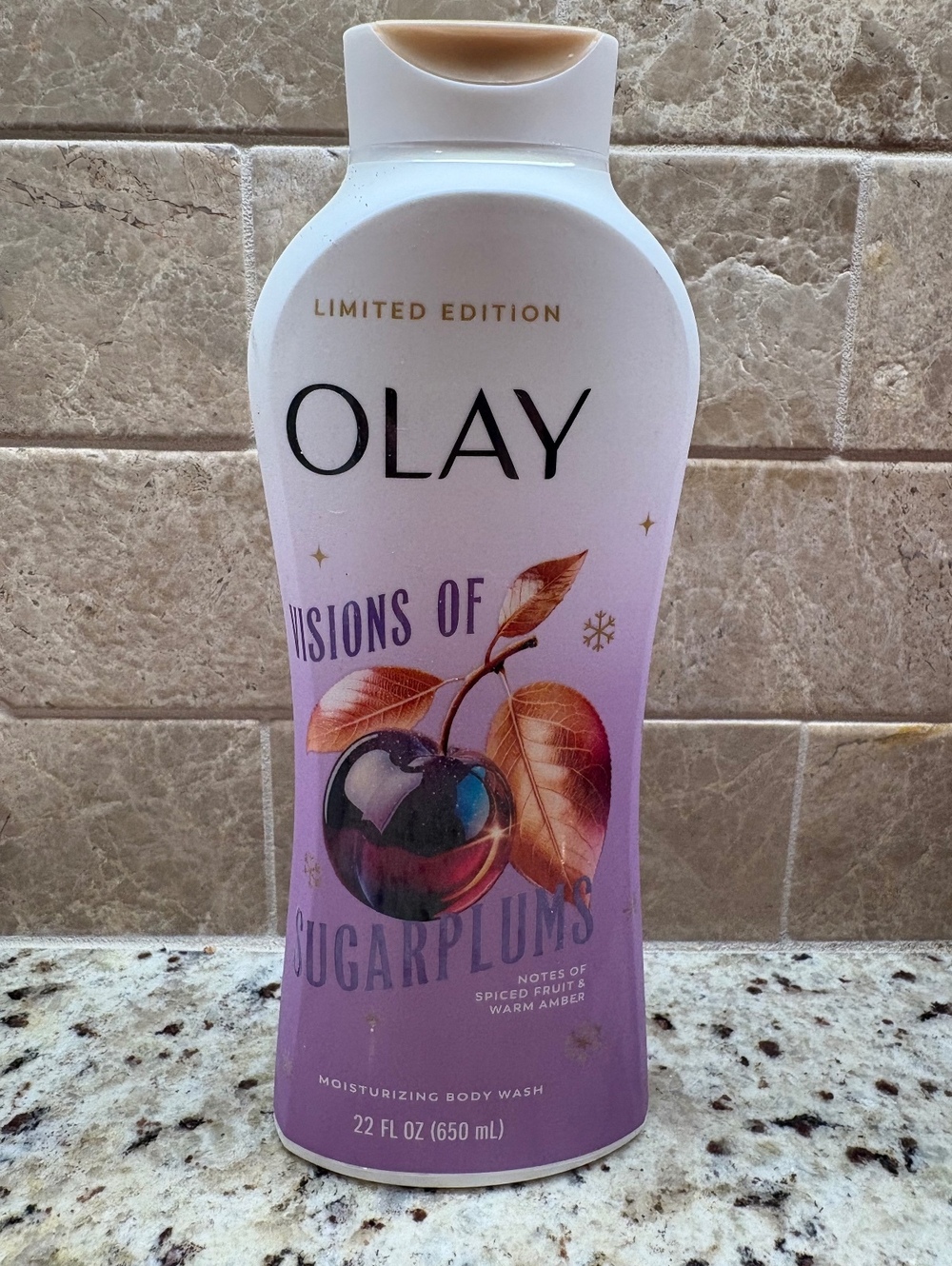 Olay Visions of Sugarplums Moisturizing Body Wash 22 oz Limited Edition New